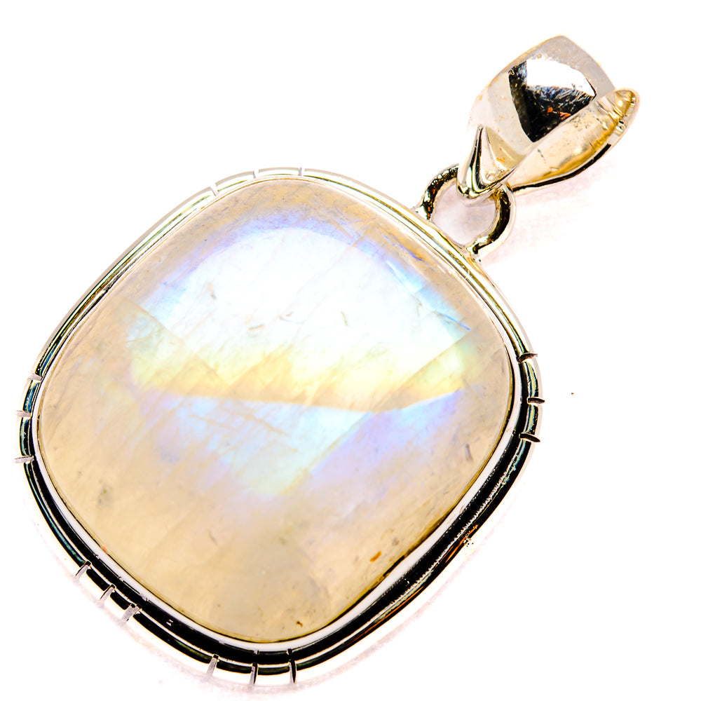 Rainbow Moonstone Pendants handcrafted by Anasilvercos - PD35483 - Photo 2