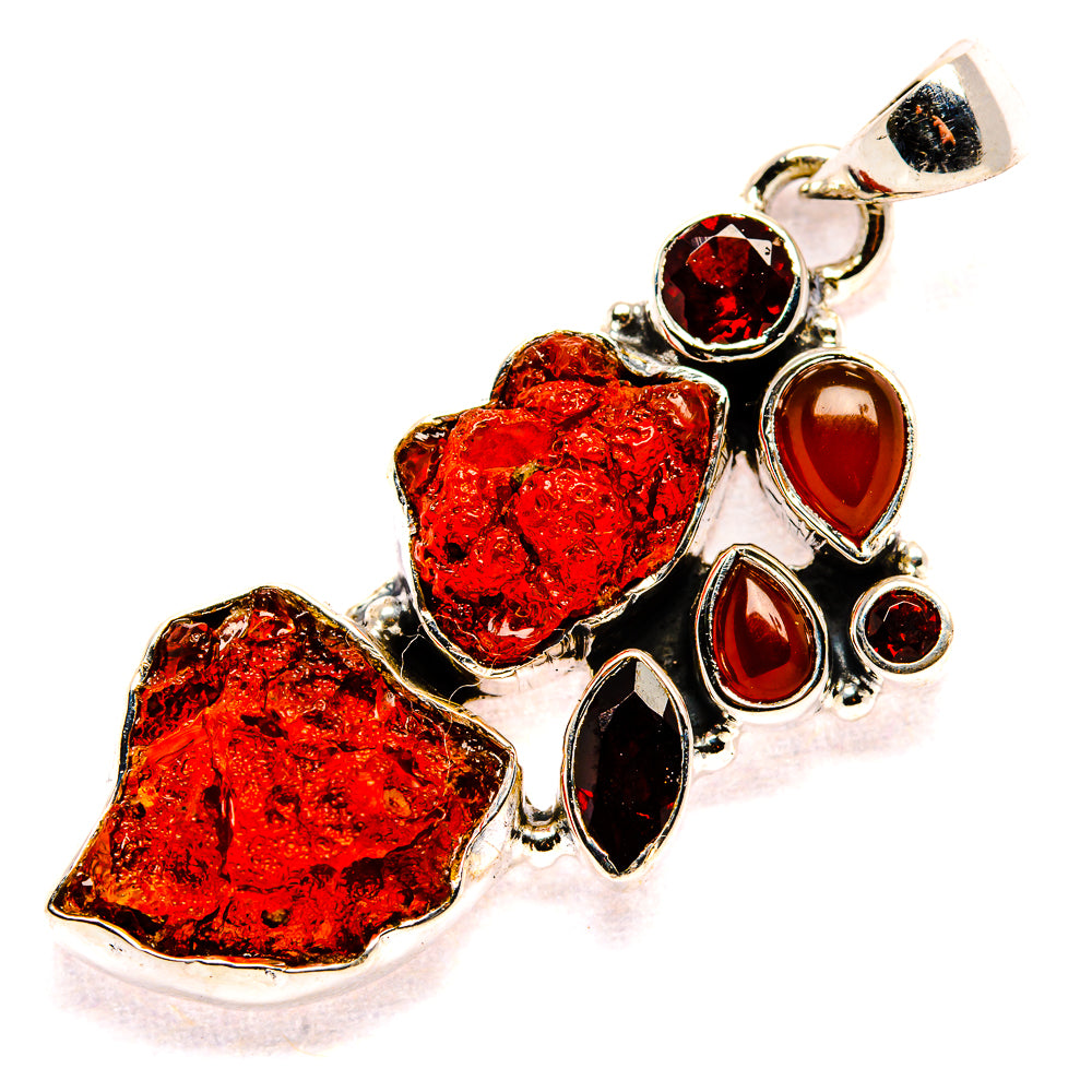 Garnet Pendants handcrafted by Anasilvercos - PD35505 - Photo 2