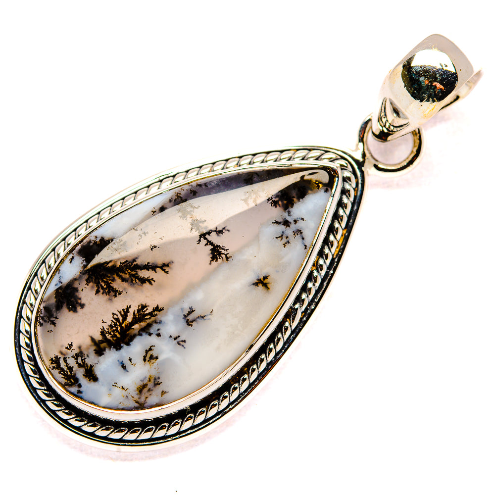 Dendritic Opal Pendants handcrafted by Anasilvercos - PD35506 - Photo 2