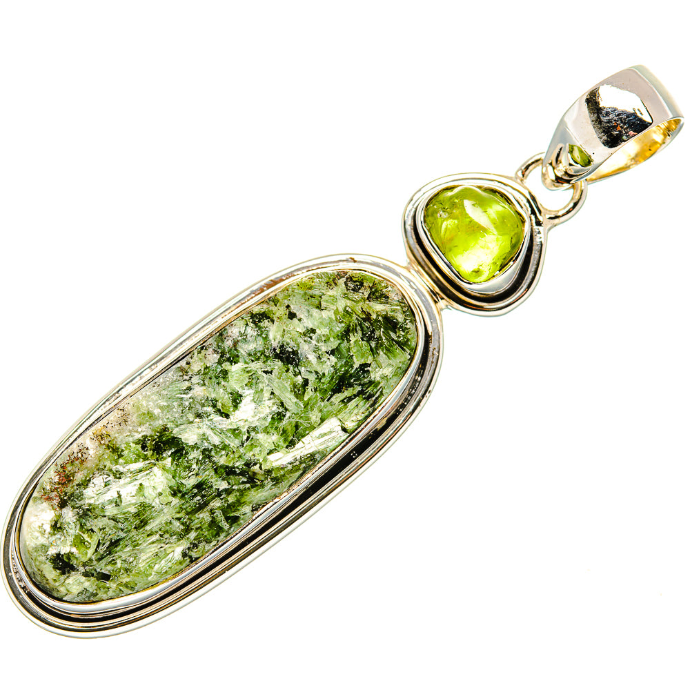 Green Fuchsite Pendants handcrafted by Anasilvercos - PD35544 - Photo 2