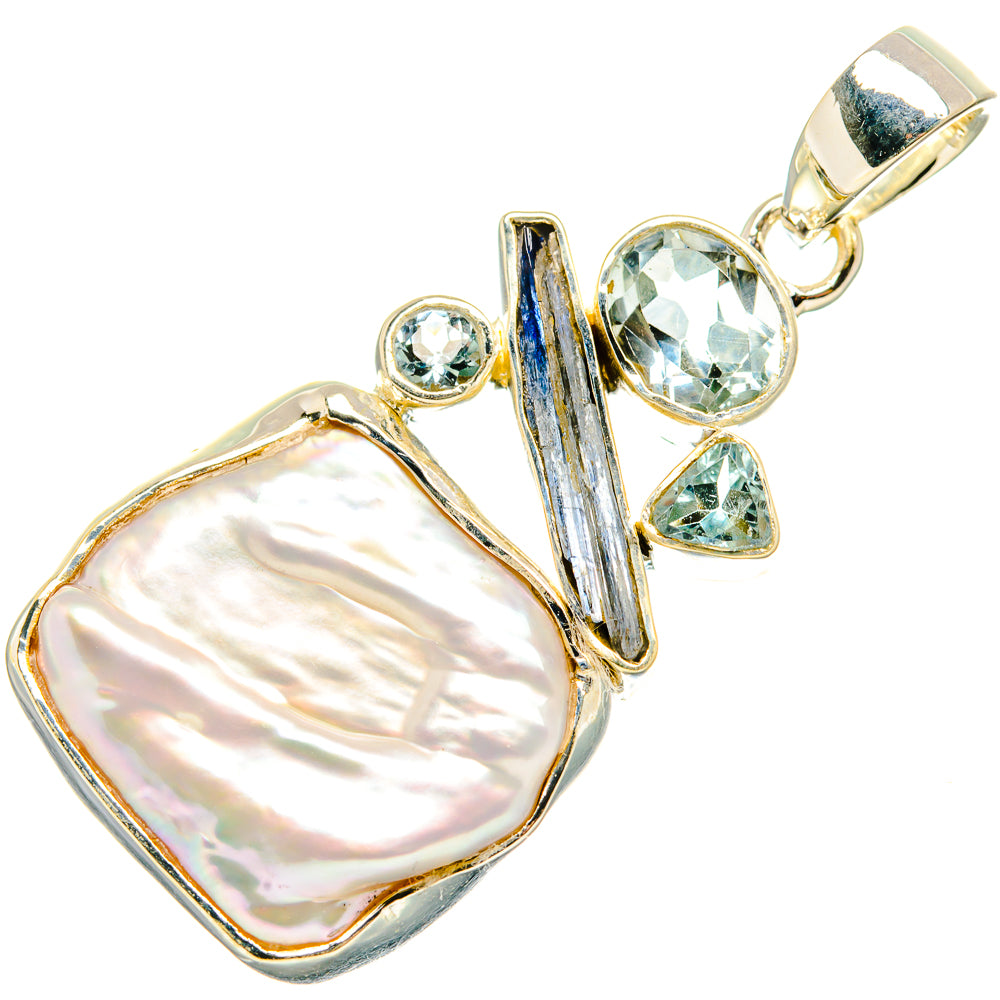 Mother Of Pearl Pendants handcrafted by Anasilvercos - PD35548 - Photo 2