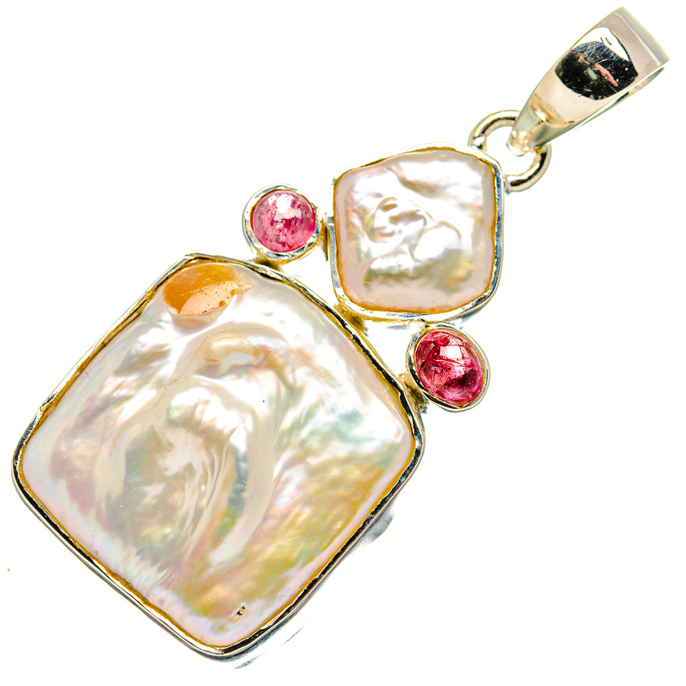 Mother Of Pearl Pendants handcrafted by Anasilvercos - PD35549 - Photo 2