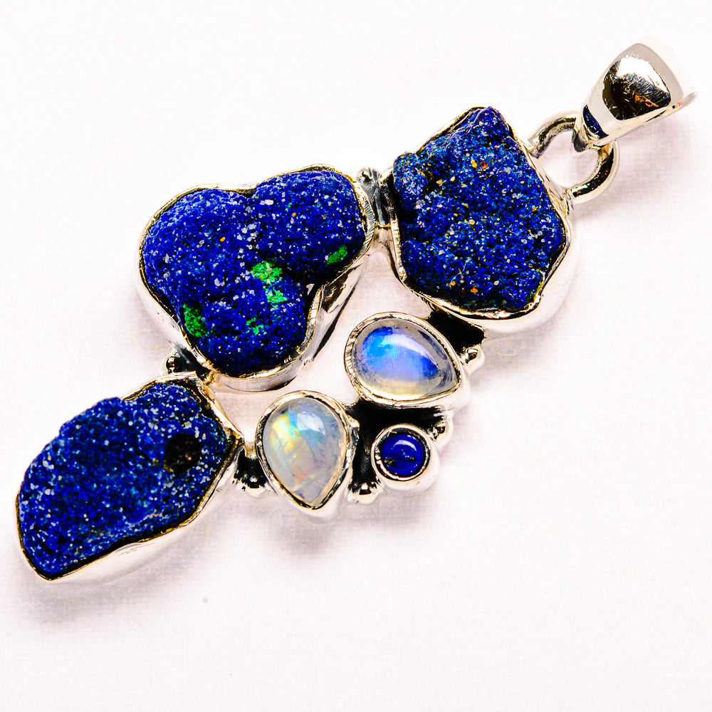 Azurite Pendants handcrafted by Anasilvercos - PD35557 - Photo 2