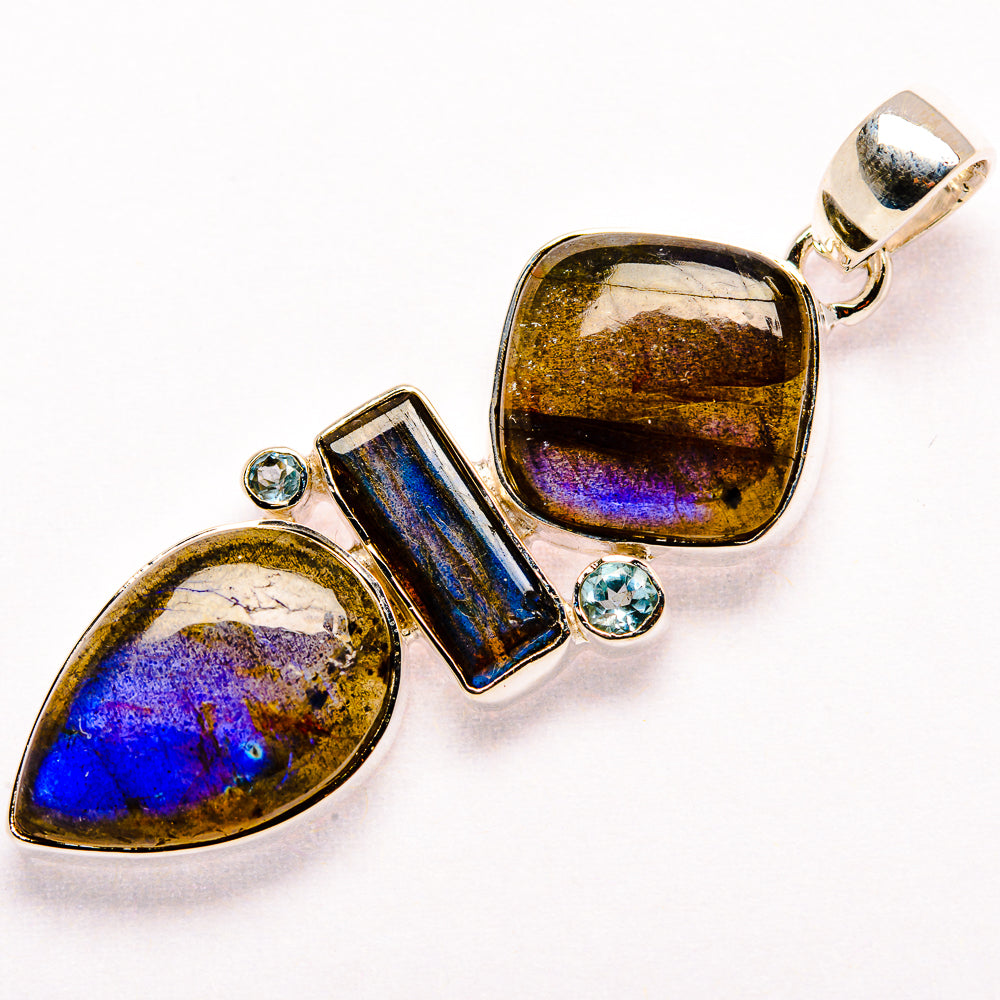 Labradorite Pendants handcrafted by Anasilvercos - PD35562 - Photo 2