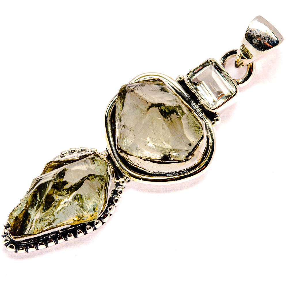 Green Amethyst Pendants handcrafted by Anasilvercos - PD35571 - Photo 2