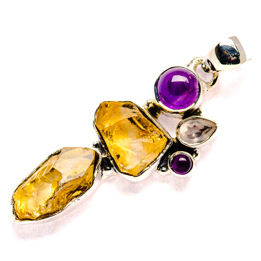 Citrine Pendants handcrafted by Anasilvercos - PD35578 - Photo 2