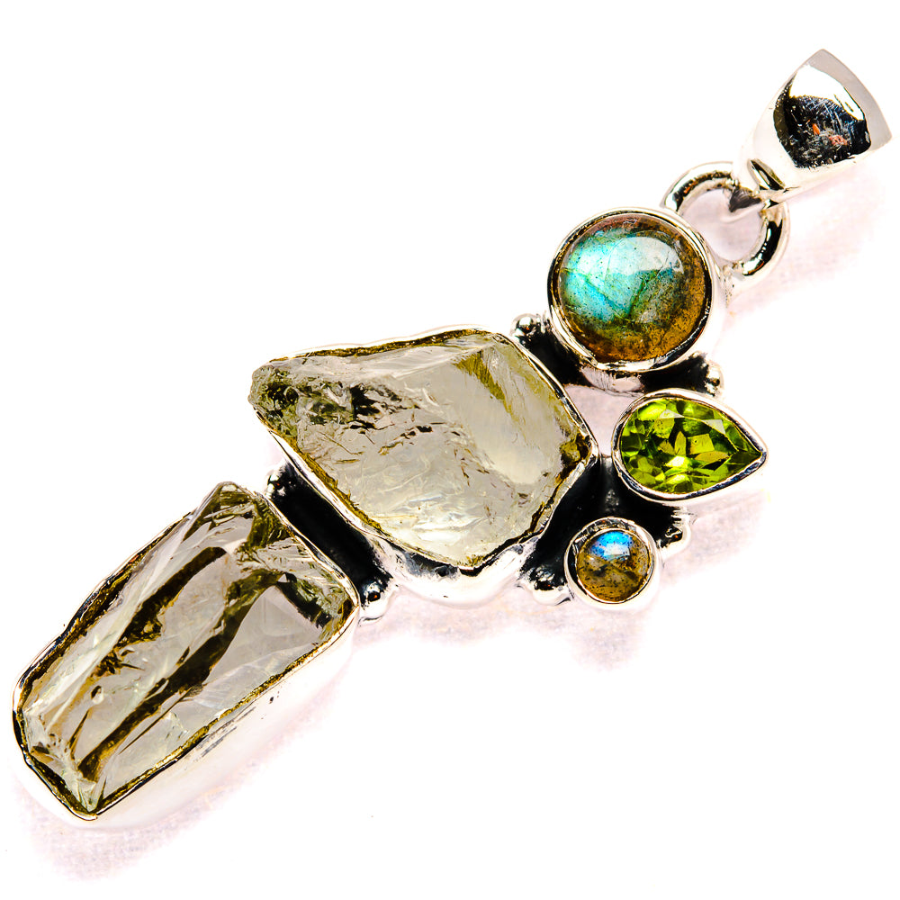 Green Amethyst Pendants handcrafted by Anasilvercos - PD35581 - Photo 2