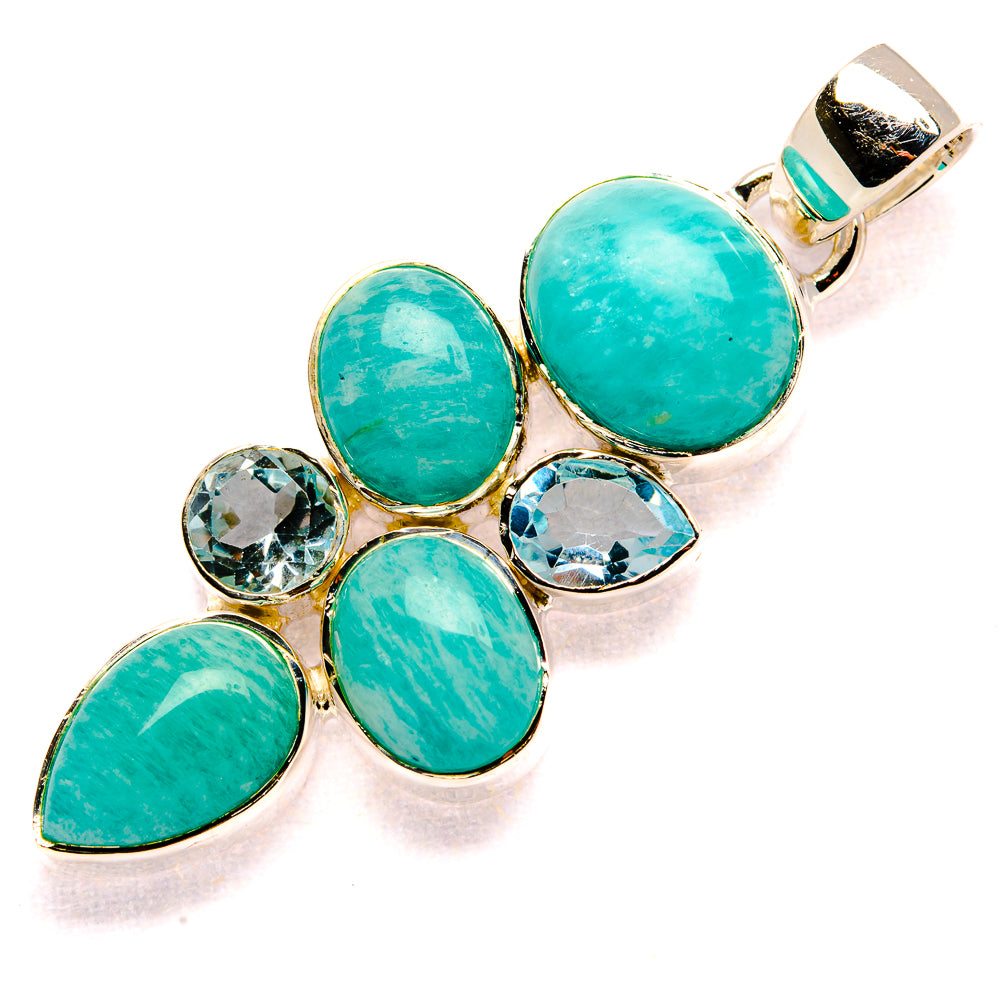 Amazonite Pendants handcrafted by Anasilvercos - PD35585 - Photo 2