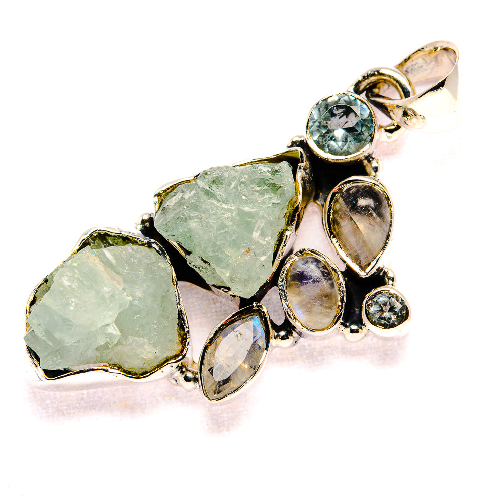 Aquamarine Pendants handcrafted by Anasilvercos - PD35600 - Photo 2