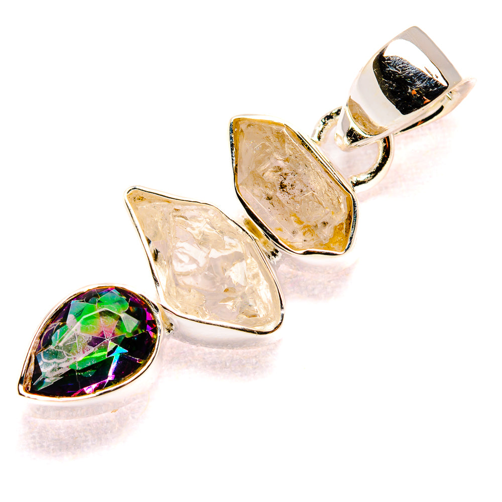 Herkimer Diamond Pendants handcrafted by Anasilvercos - PD35603 - Photo 2