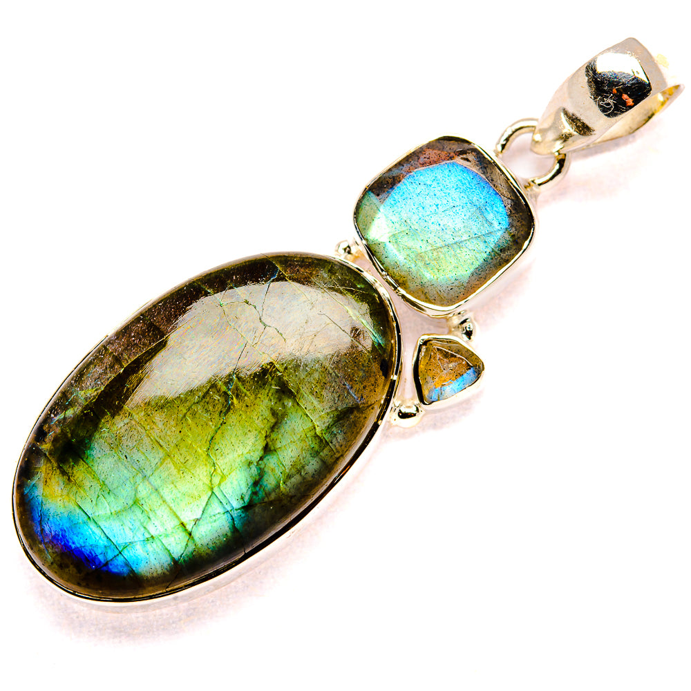Labradorite Pendants handcrafted by Anasilvercos - PD35604 - Photo 2