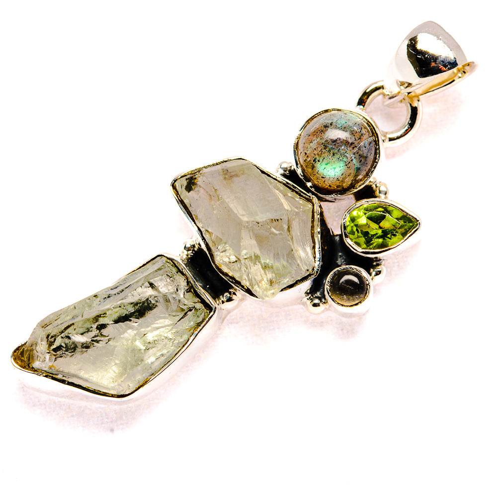 Green Amethyst Pendants handcrafted by Anasilvercos - PD35605 - Photo 2