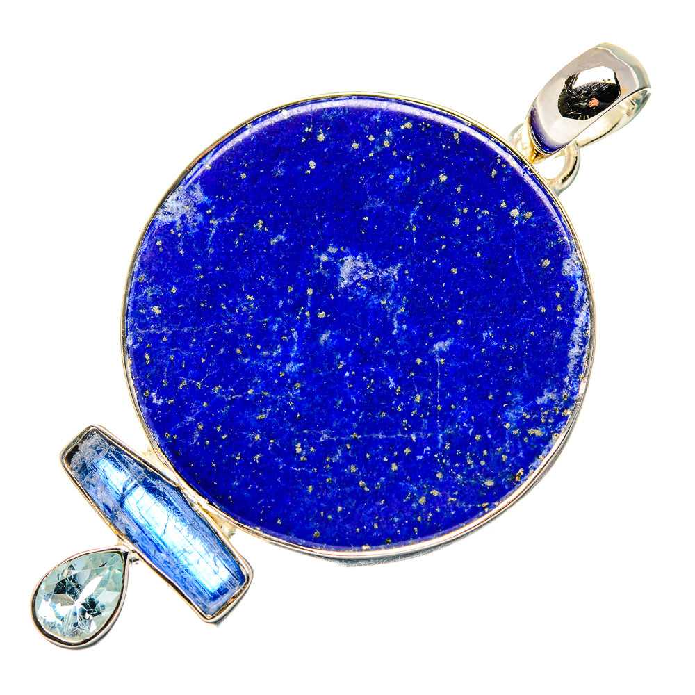 Lapis Lazuli Pendants handcrafted by Anasilvercos - PD35607 - Photo 2