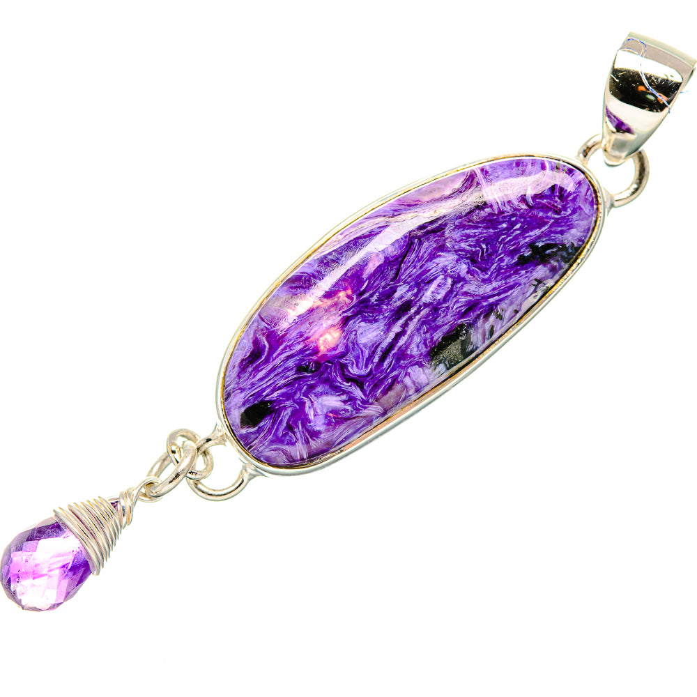 Charoite Pendants handcrafted by Anasilvercos - PD35623 - Photo 2