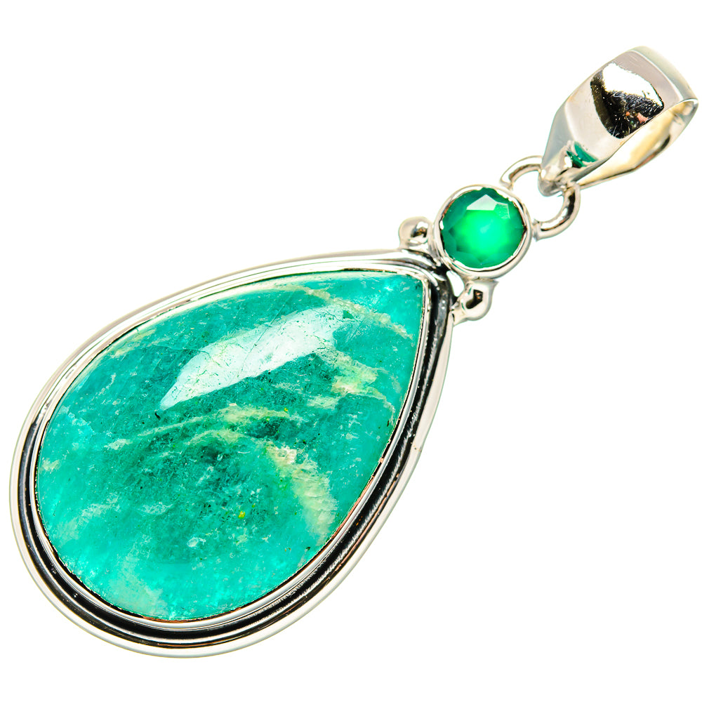 Amazonite Pendants handcrafted by Anasilvercos - PD35625 - Photo 2