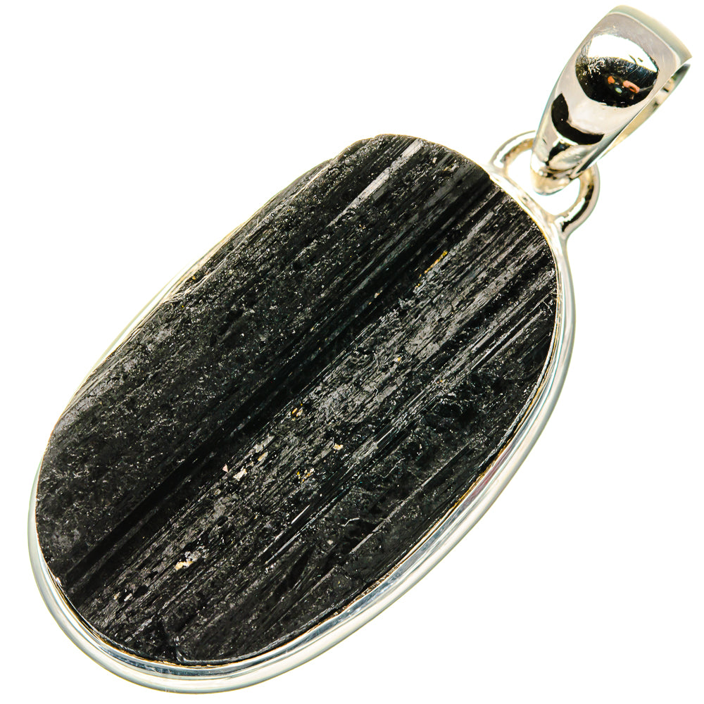 Black Tourmaline Pendants handcrafted by Anasilvercos - PD35628 - Photo 2