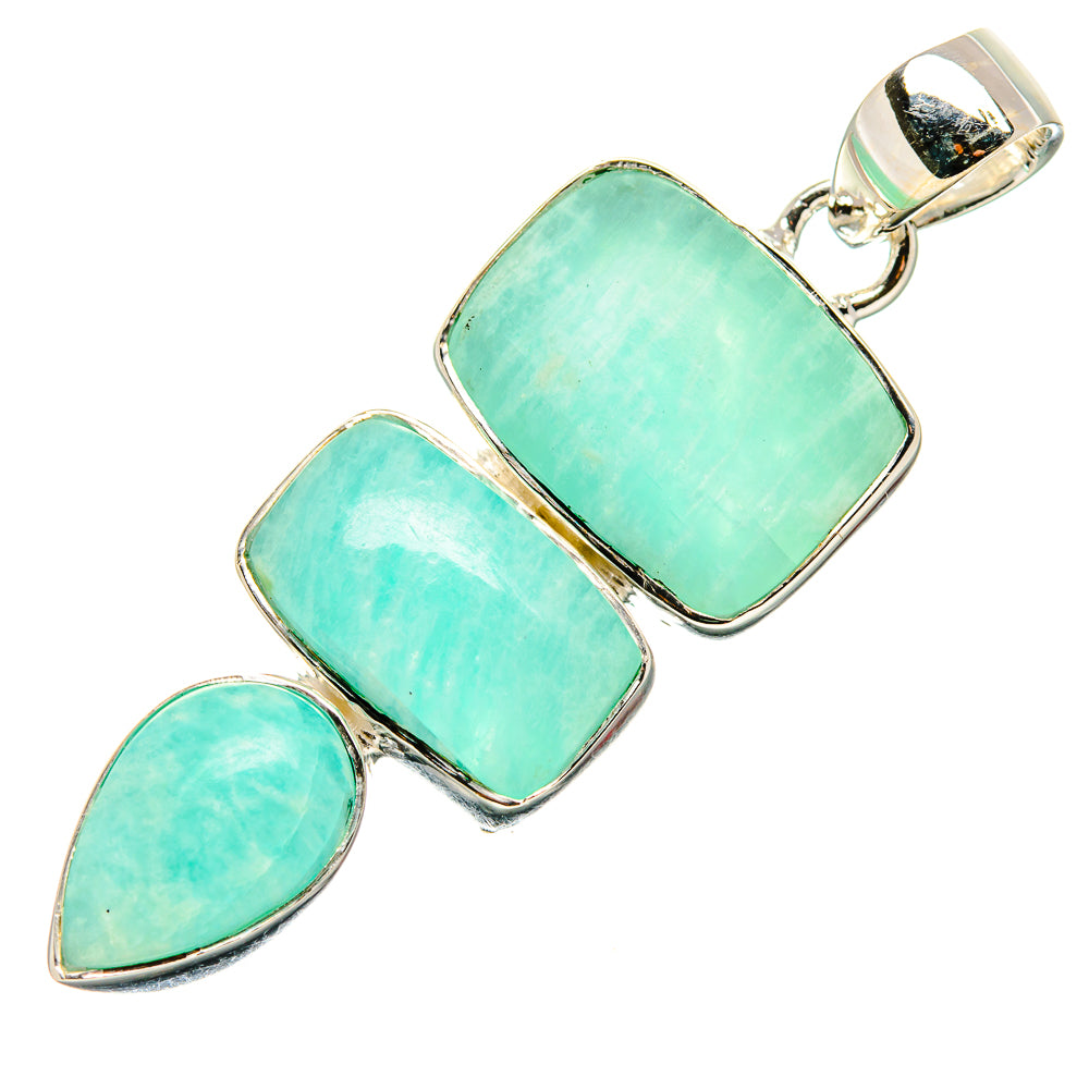 Amazonite Pendants handcrafted by Anasilvercos - PD35629 - Photo 2