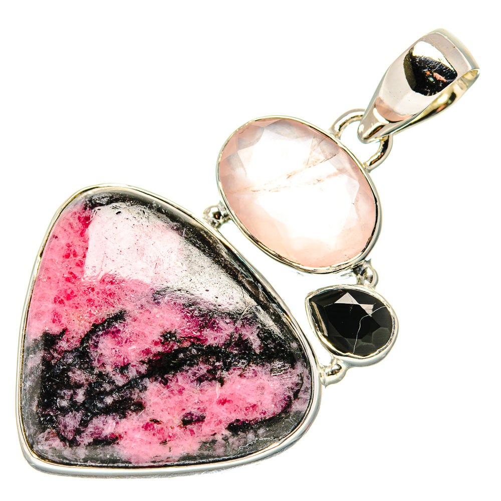 Rhodonite Pendants handcrafted by Anasilvercos - PD35631 - Photo 2