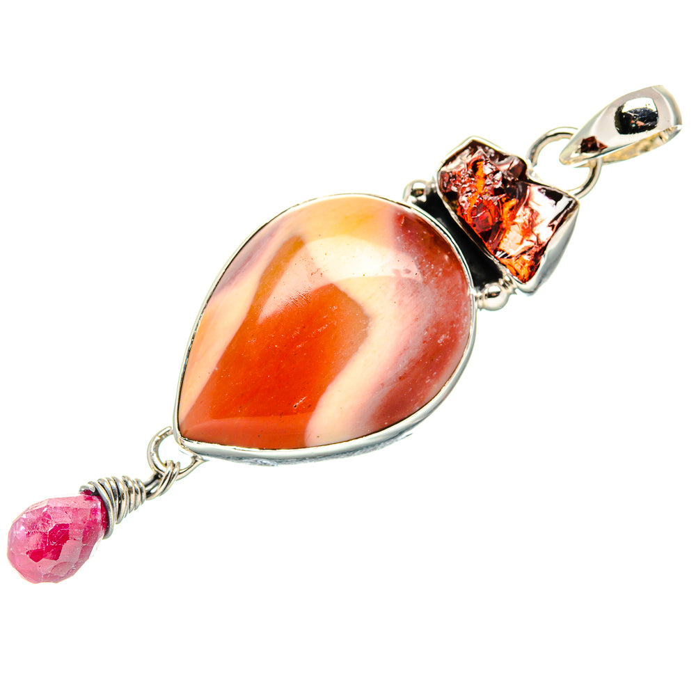 Mookaite Pendants handcrafted by Anasilvercos - PD35635 - Photo 2