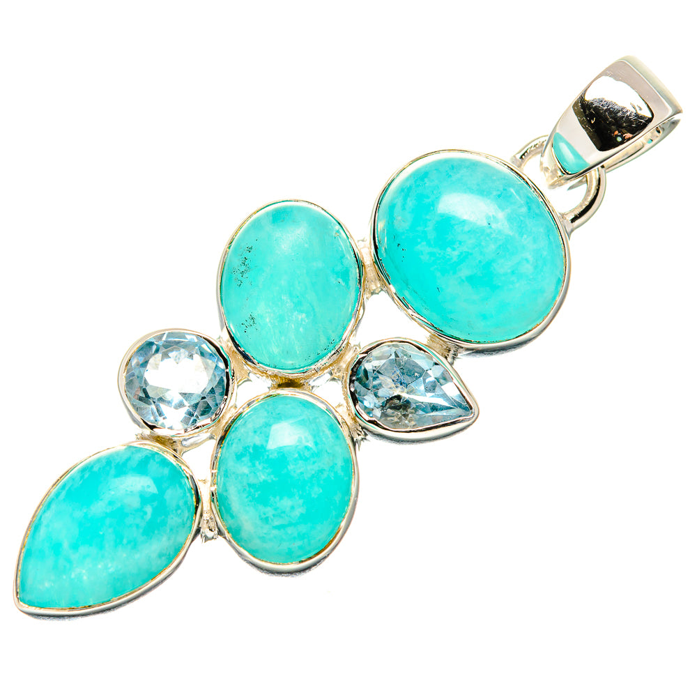 Amazonite Pendants handcrafted by Anasilvercos - PD35638 - Photo 2
