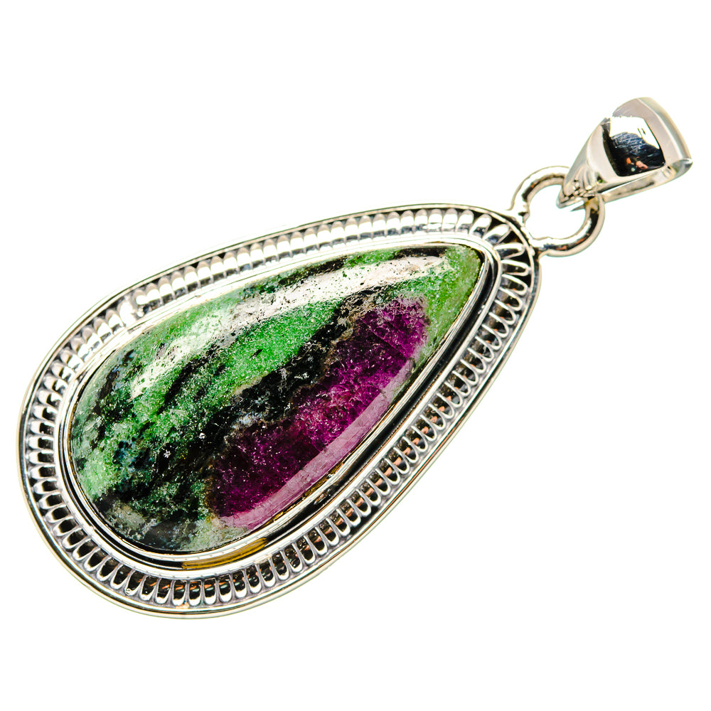 Ruby Zoisite Pendants handcrafted by Anasilvercos - PD35643 - Photo 2