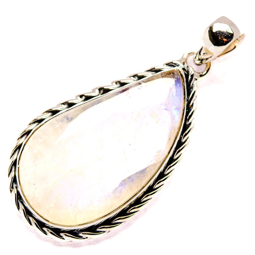 Rainbow Moonstone Pendants handcrafted by Anasilvercos - PD35649 - Photo 2