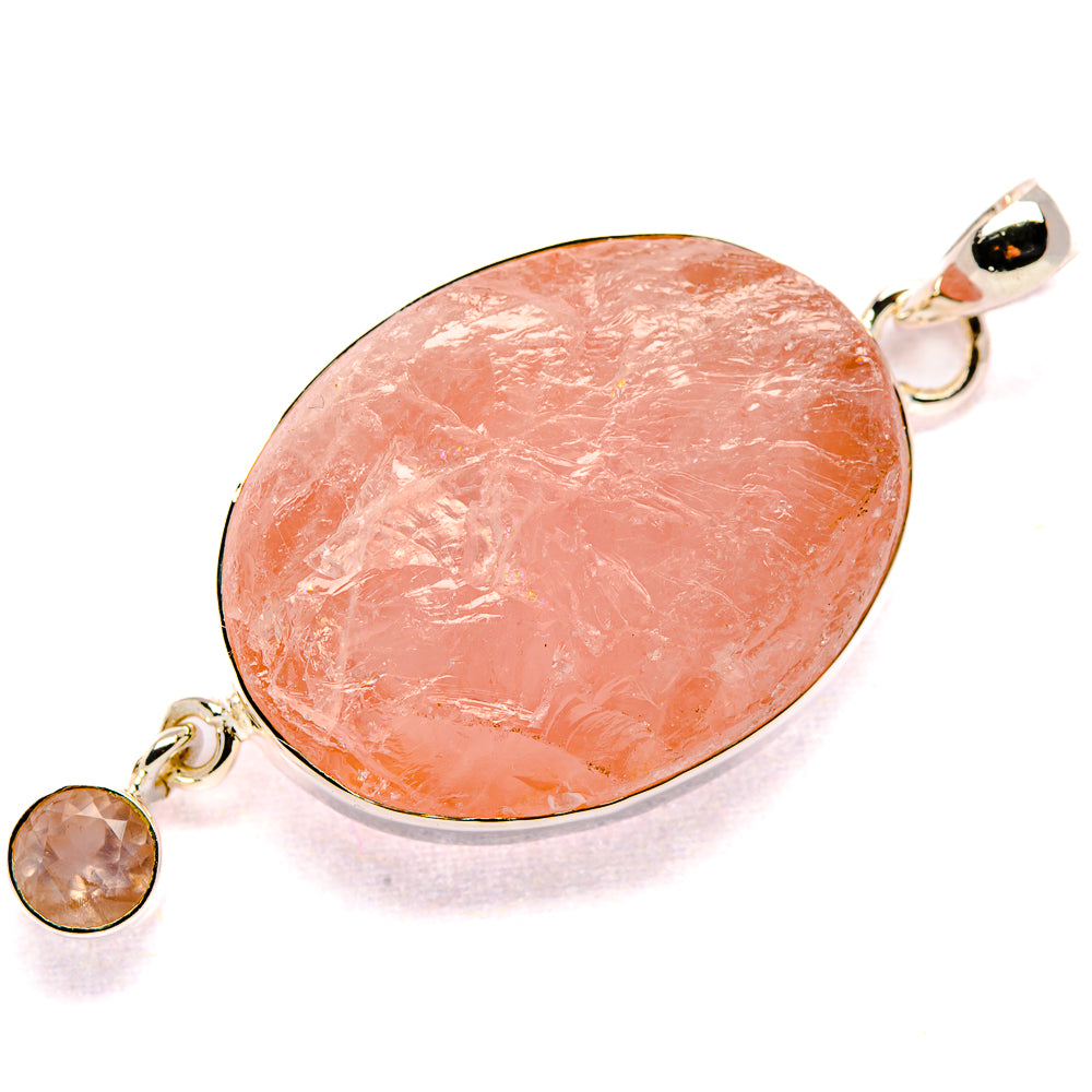 Rose Quartz Pendants handcrafted by Anasilvercos - PD35653 - Photo 2