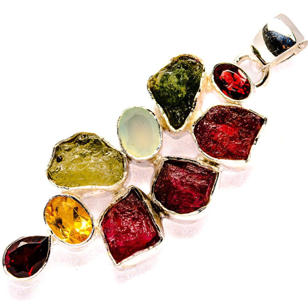 Garnet Pendants handcrafted by Anasilvercos - PD35656 - Photo 2