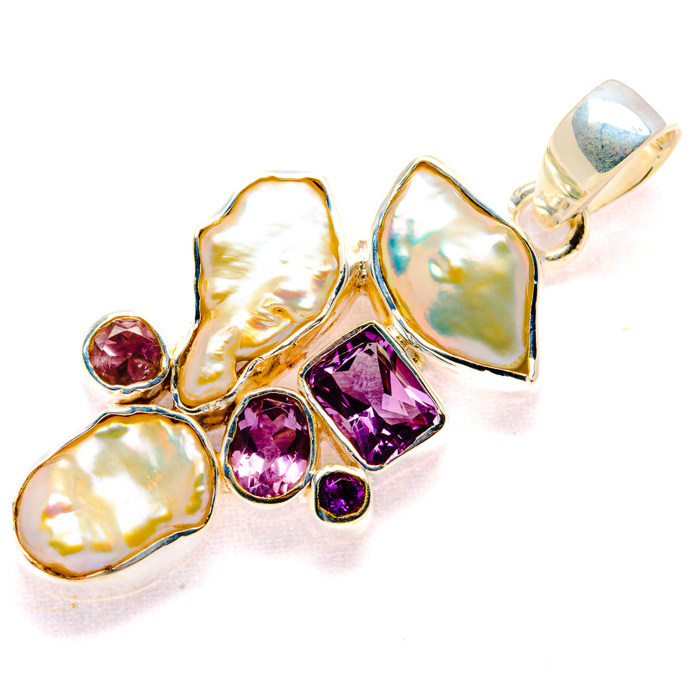 Mother Of Pearl Pendants handcrafted by Anasilvercos - PD35662 - Photo 2