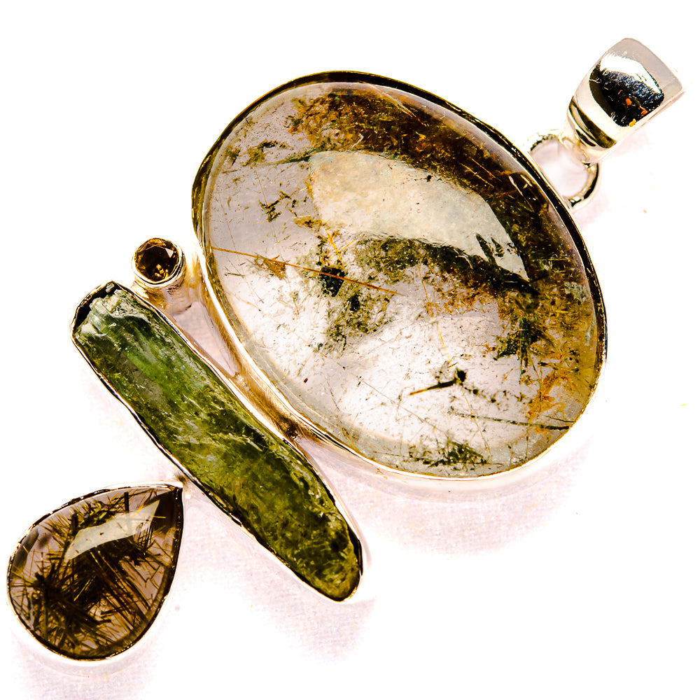 Prehnite Pendants handcrafted by Anasilvercos - PD35665 - Photo 2