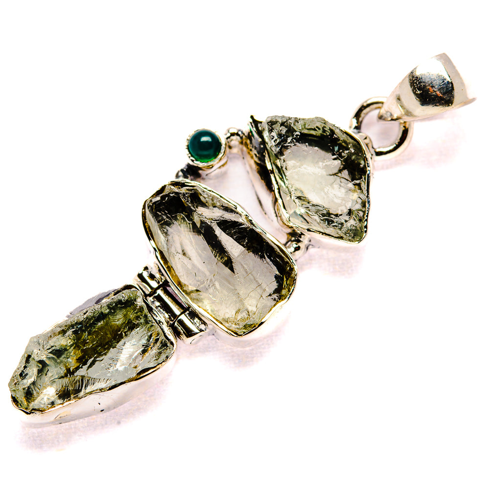 Green Amethyst Pendants handcrafted by Anasilvercos - PD35667 - Photo 2