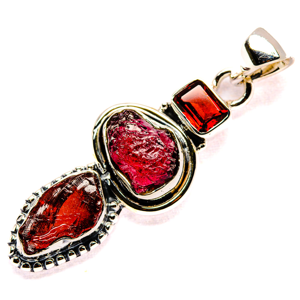 Garnet Pendants handcrafted by Anasilvercos - PD35673 - Photo 2