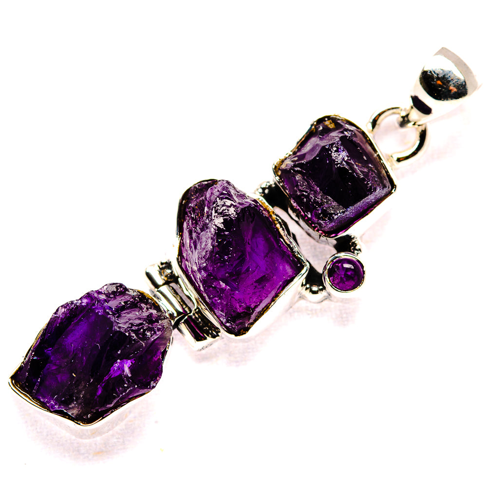 Amethyst Pendants handcrafted by Anasilvercos - PD35675 - Photo 2