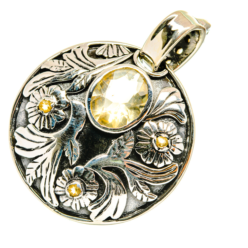 Citrine Pendants handcrafted by Anasilvercos - PD3568