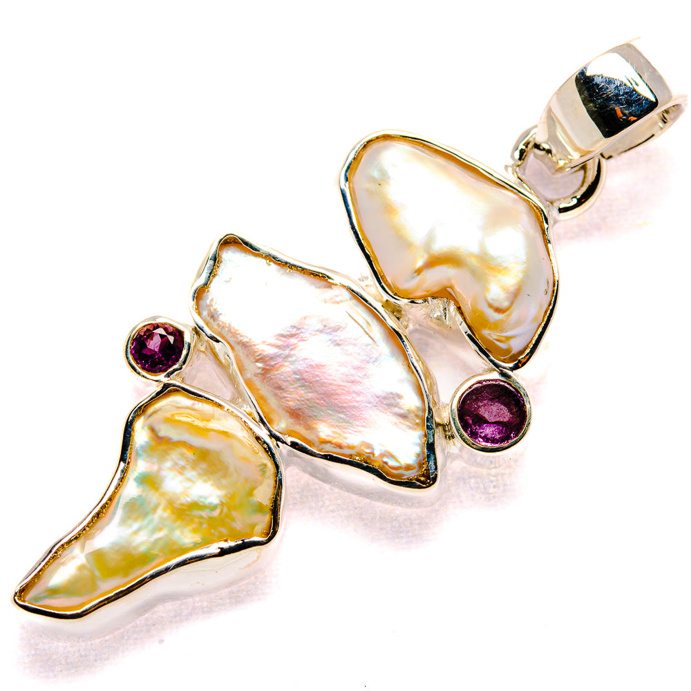 Mother Of Pearl Pendants handcrafted by Anasilvercos - PD35689 - Photo 2