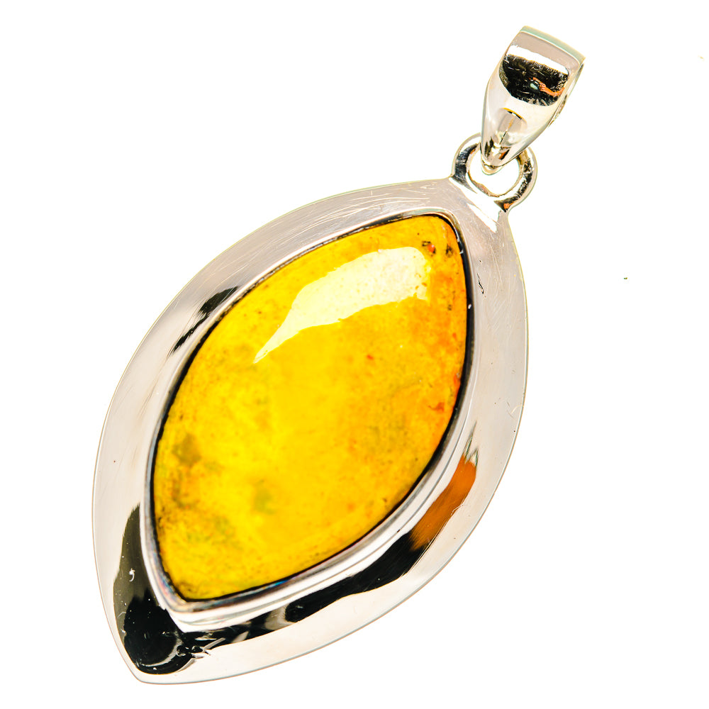 Bumble Bee Jasper Pendants handcrafted by Anasilvercos - PD3569