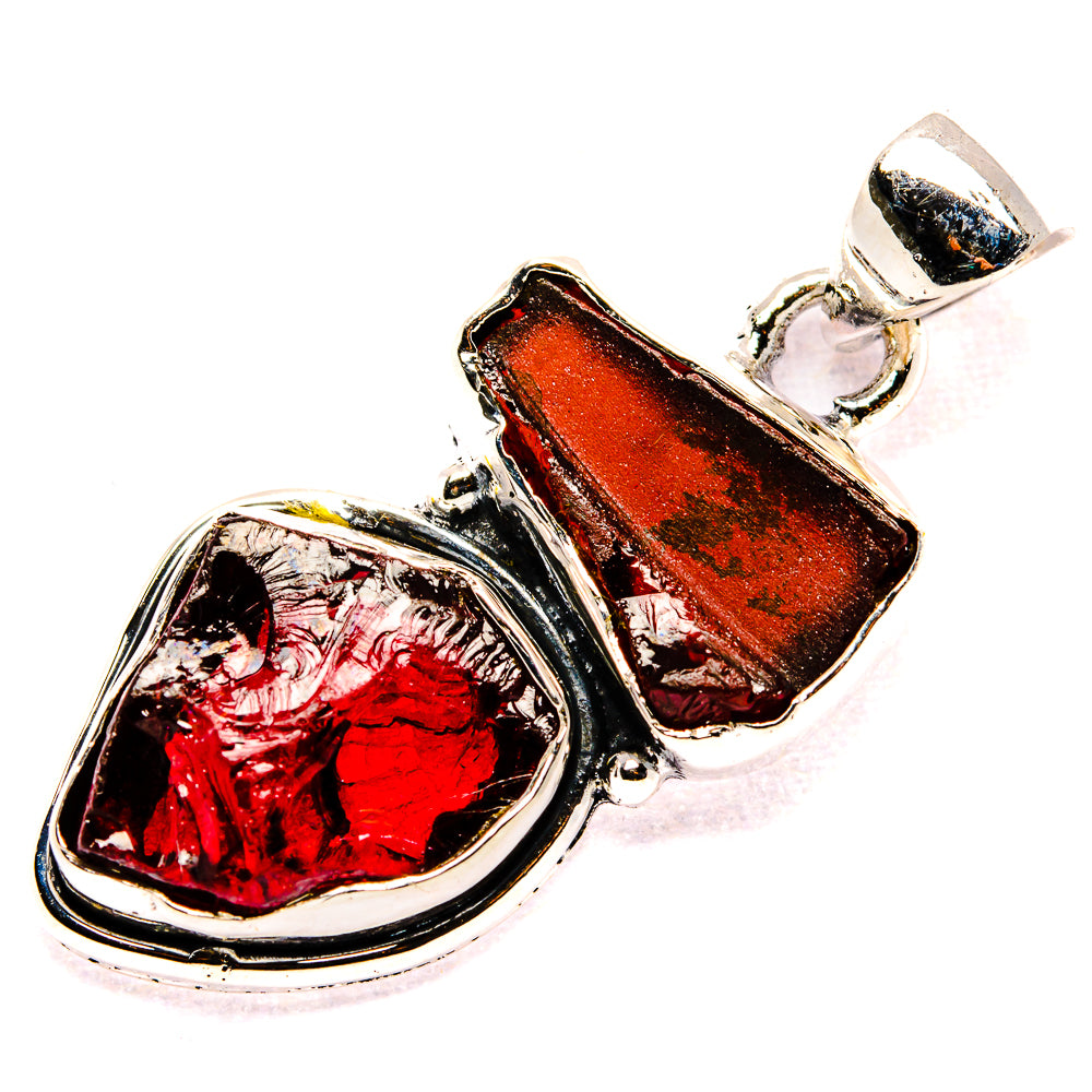 Garnet Pendants handcrafted by Anasilvercos - PD35695 - Photo 2