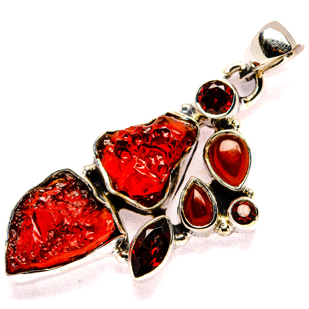 Garnet Pendants handcrafted by Anasilvercos - PD35701 - Photo 2