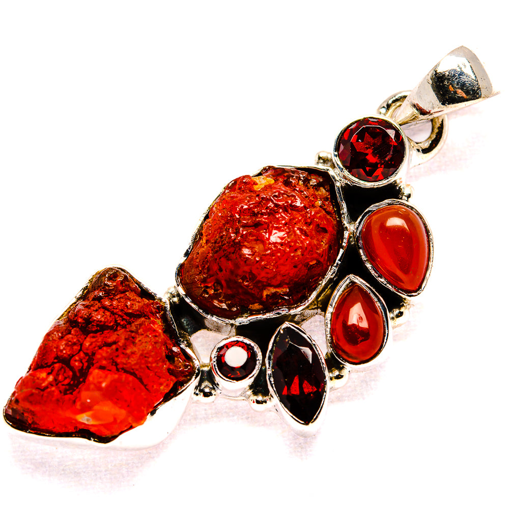 Garnet Pendants handcrafted by Anasilvercos - PD35702 - Photo 2