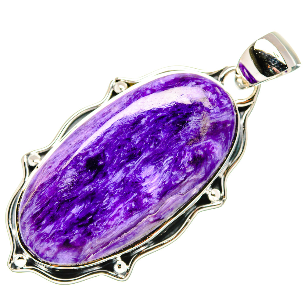 Charoite Pendants handcrafted by Anasilvercos - PD35709 - Photo 2