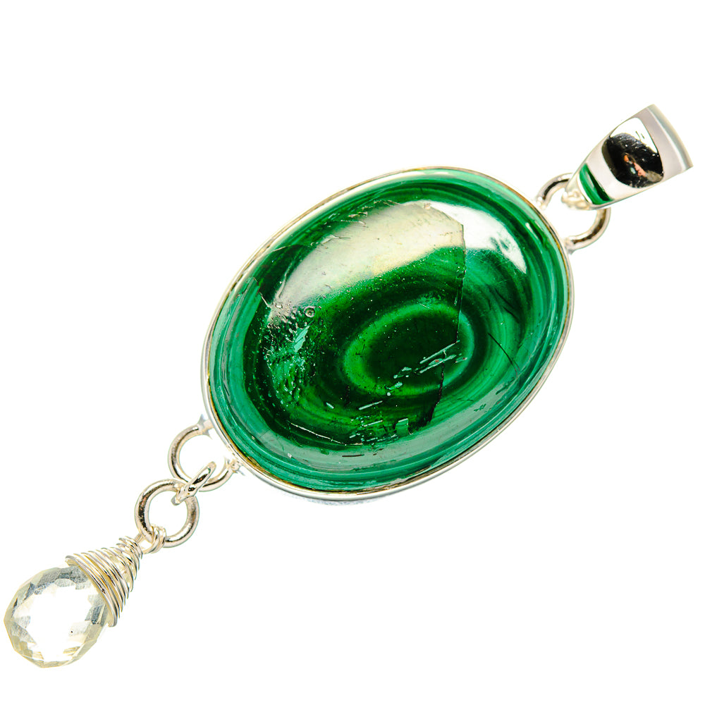 Malachite Pendants handcrafted by Anasilvercos - PD35718 - Photo 2