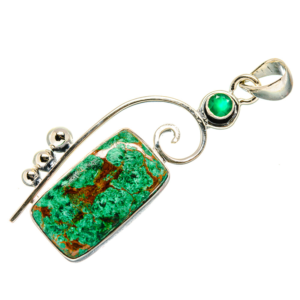 Malachite Pendants handcrafted by Anasilvercos - PD35719 - Photo 2