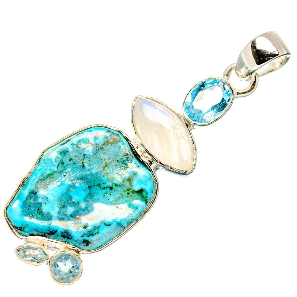 Turquoise Pendants handcrafted by Anasilvercos - PD35724 - Photo 2