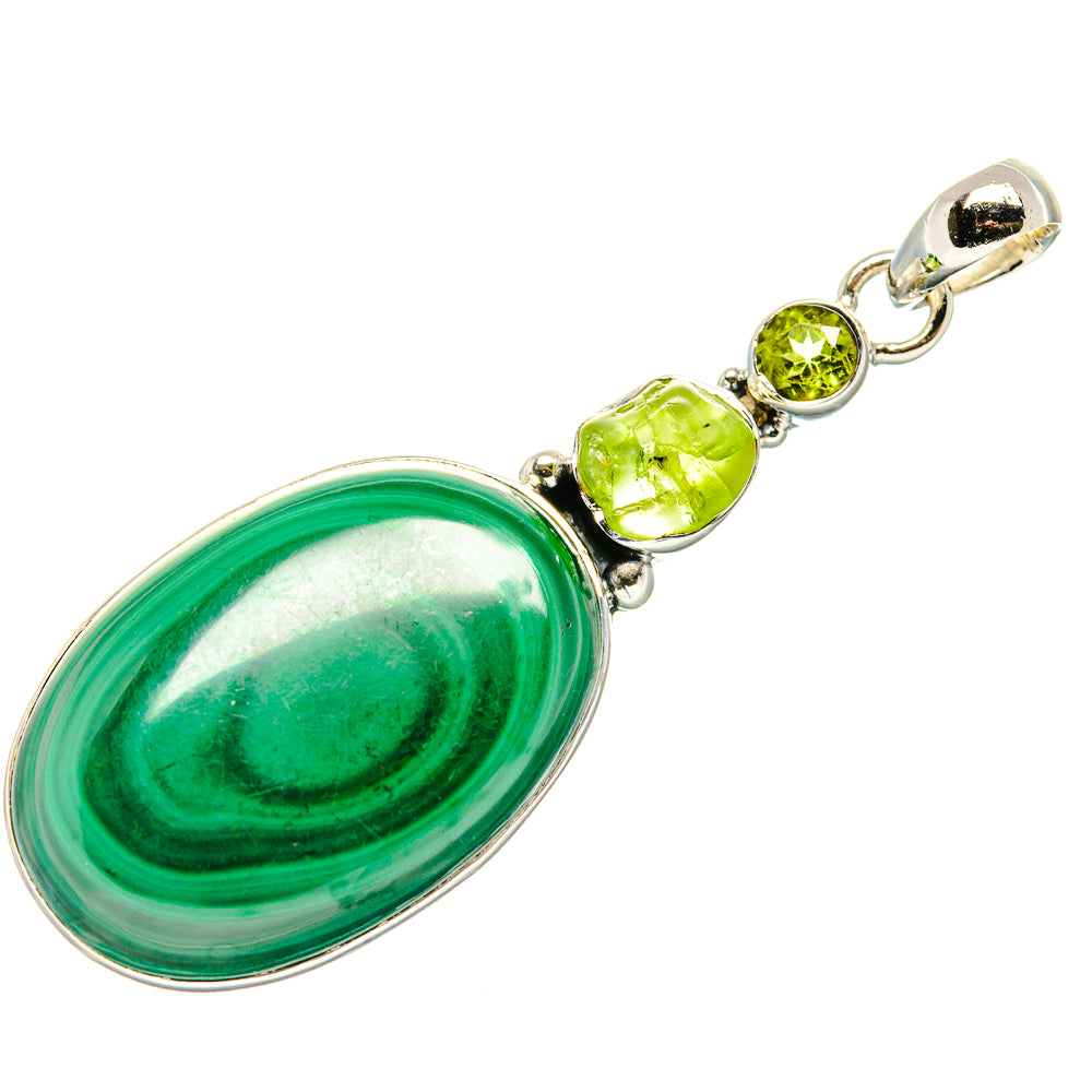 Malachite Pendants handcrafted by Anasilvercos - PD35726 - Photo 2