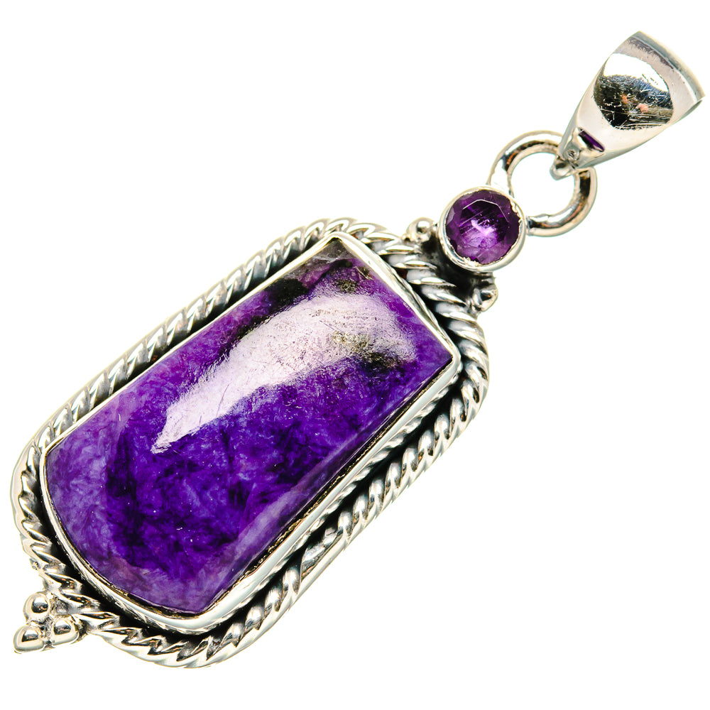 Charoite Pendants handcrafted by Anasilvercos - PD35734 - Photo 2