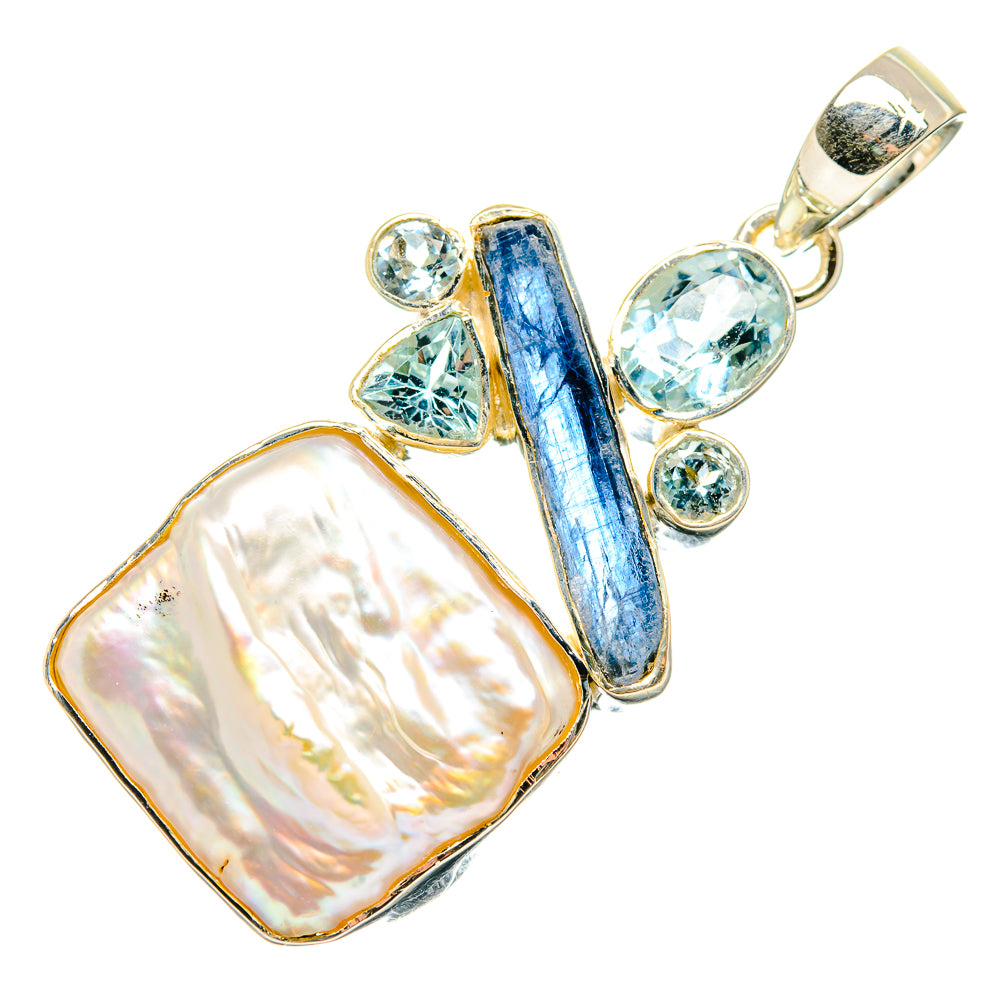 Mother Of Pearl Pendants handcrafted by Anasilvercos - PD35749 - Photo 2