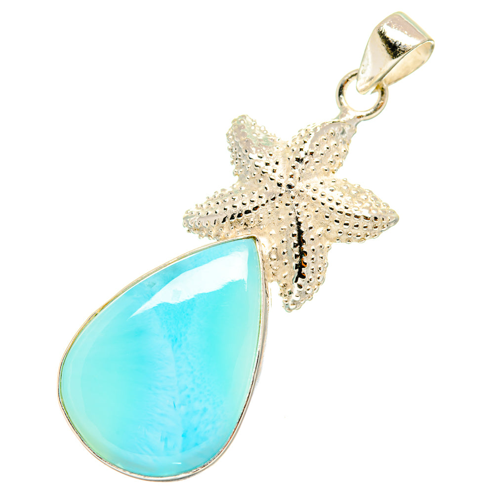 Larimar Pendants handcrafted by Anasilvercos - PD3576