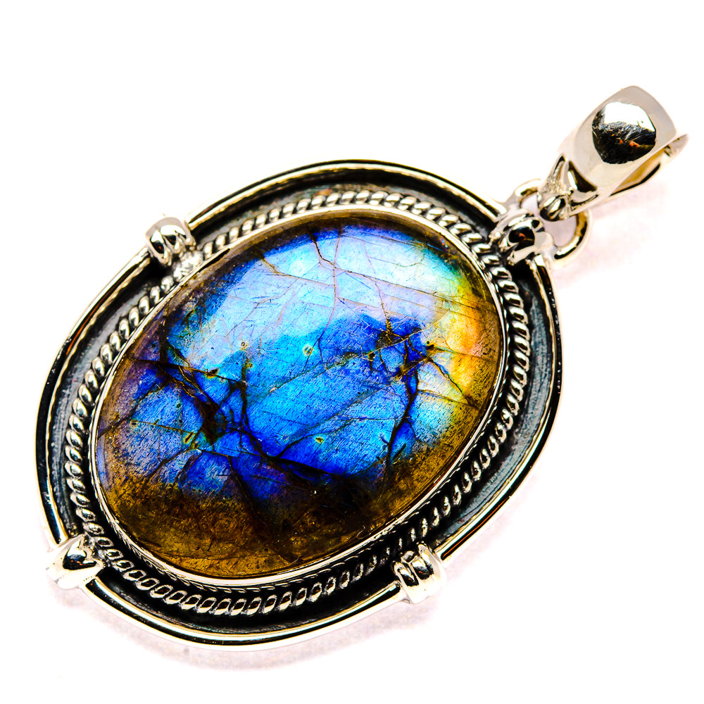 Labradorite Pendants handcrafted by Anasilvercos - PD35761 - Photo 2