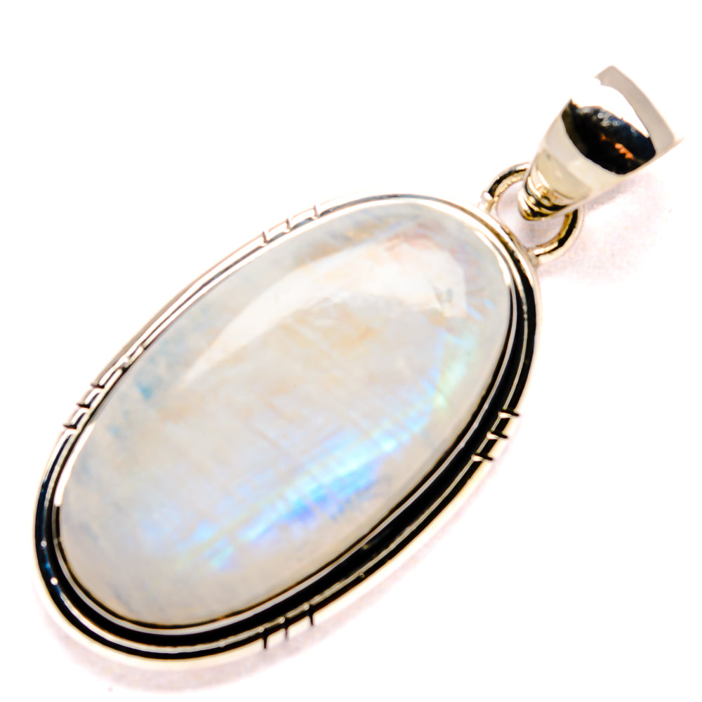 Rainbow Moonstone Pendants handcrafted by Anasilvercos - PD35763 - Photo 2