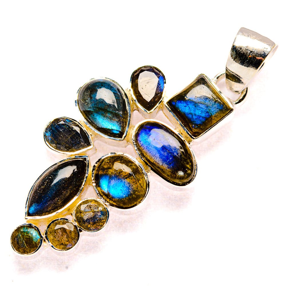 Labradorite Pendants handcrafted by Anasilvercos - PD35769 - Photo 2
